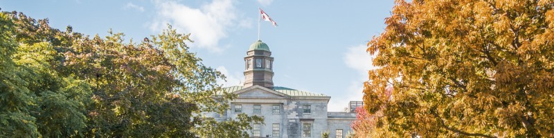 McGill Arts Building in Fall
